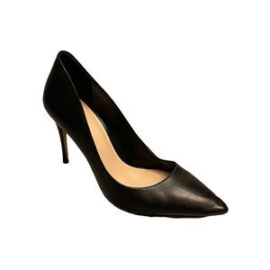 ALDO Black Leather Pointy Toe Pumps High Heels
Black 7.5